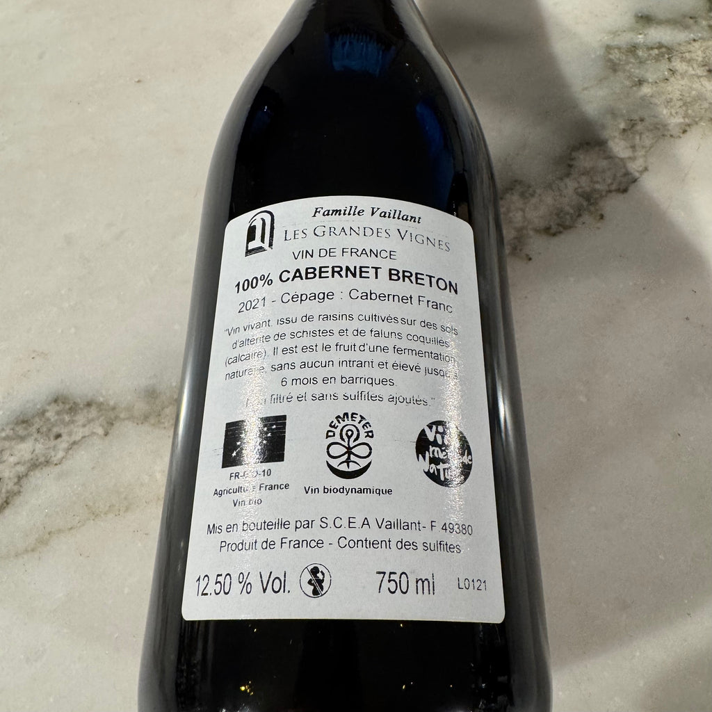 2021 Cabernet Franc "100% Cabernet Breton"