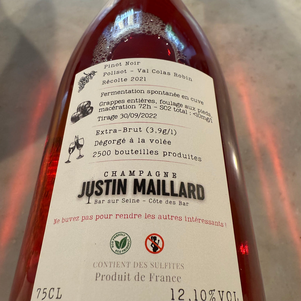 2021 Pinot Noir rosé de saigneé "Polisot"